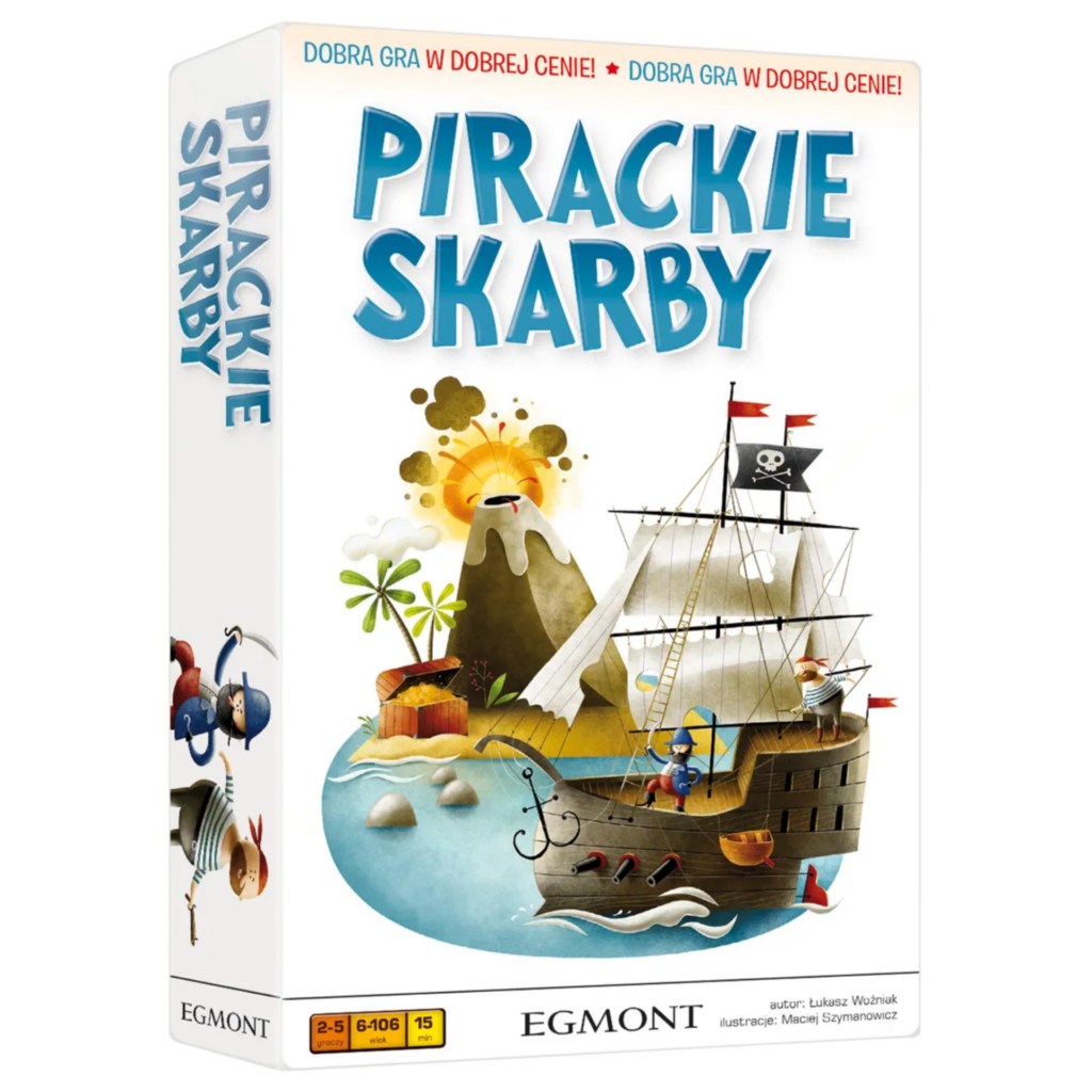 Gry wprowadzające do kodowania - Profesor Planszówka Poleca! „Pirackie Skarby” to ekscytująca gra przygodowa, w której gracze wcielają się w piratów, przemierzających morza w poszukiwaniu ukrytych skarbów. PBL Academy - Poleca gry planszowe.