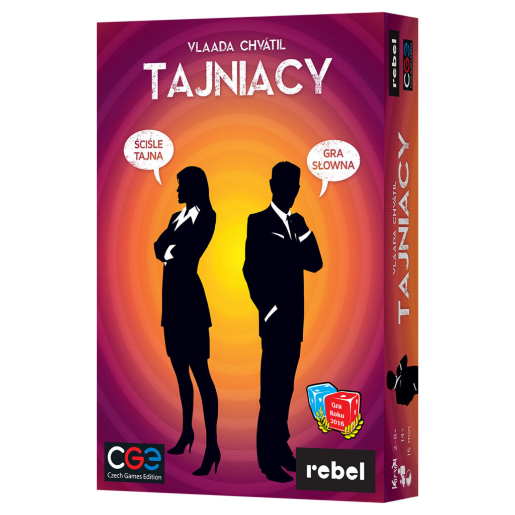 "Tajniacy" to fascynująca gra towarzyska, w której gracze wcielają się w role agentów wywiadu. Każda drużyna ma swojego mistrza szpiegów, który przekazuje kodowane wskazówki, aby pomóc swoim agentom odnaleźć ukryte hasła.